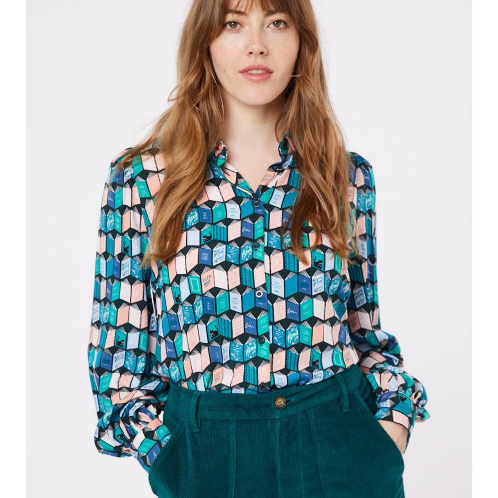 Joanie Clothing Book Blouse